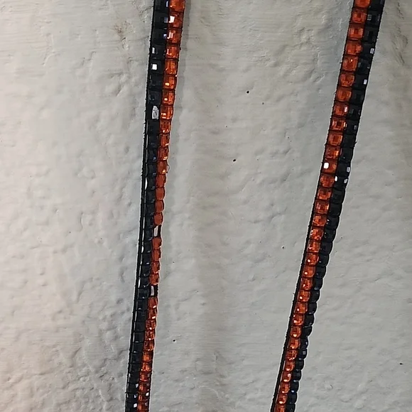 NFL Team Lanyard/Denver Broncos and Card Holder - Blue and Orange - Picture 5 of 5